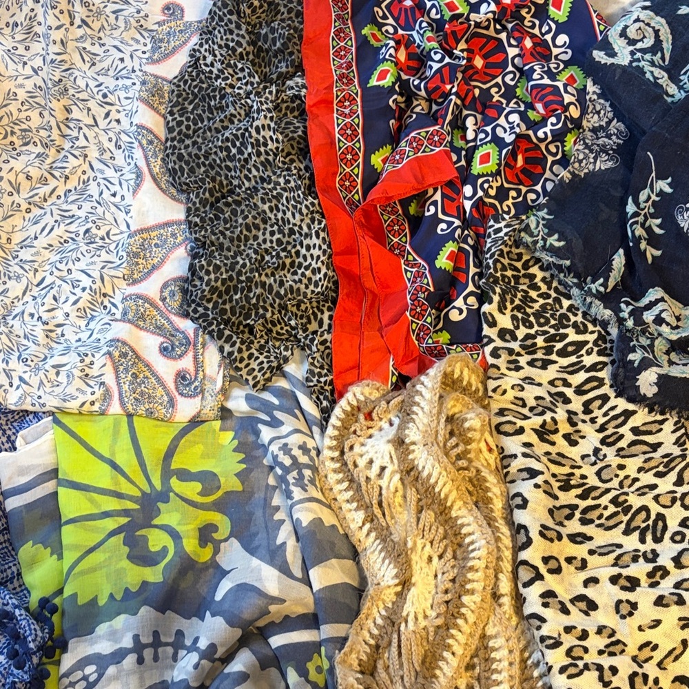 Scarf collection.  All 8 scarfs included.  Vera Bradley (1)